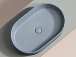 Умывальник чаша накладная овальная (цвет Серо-x