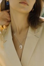 Кулон Цветок, керамика