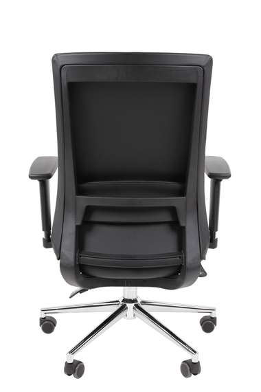 Офисное кресло Chairman 500LUX Россия экокожа черный БП