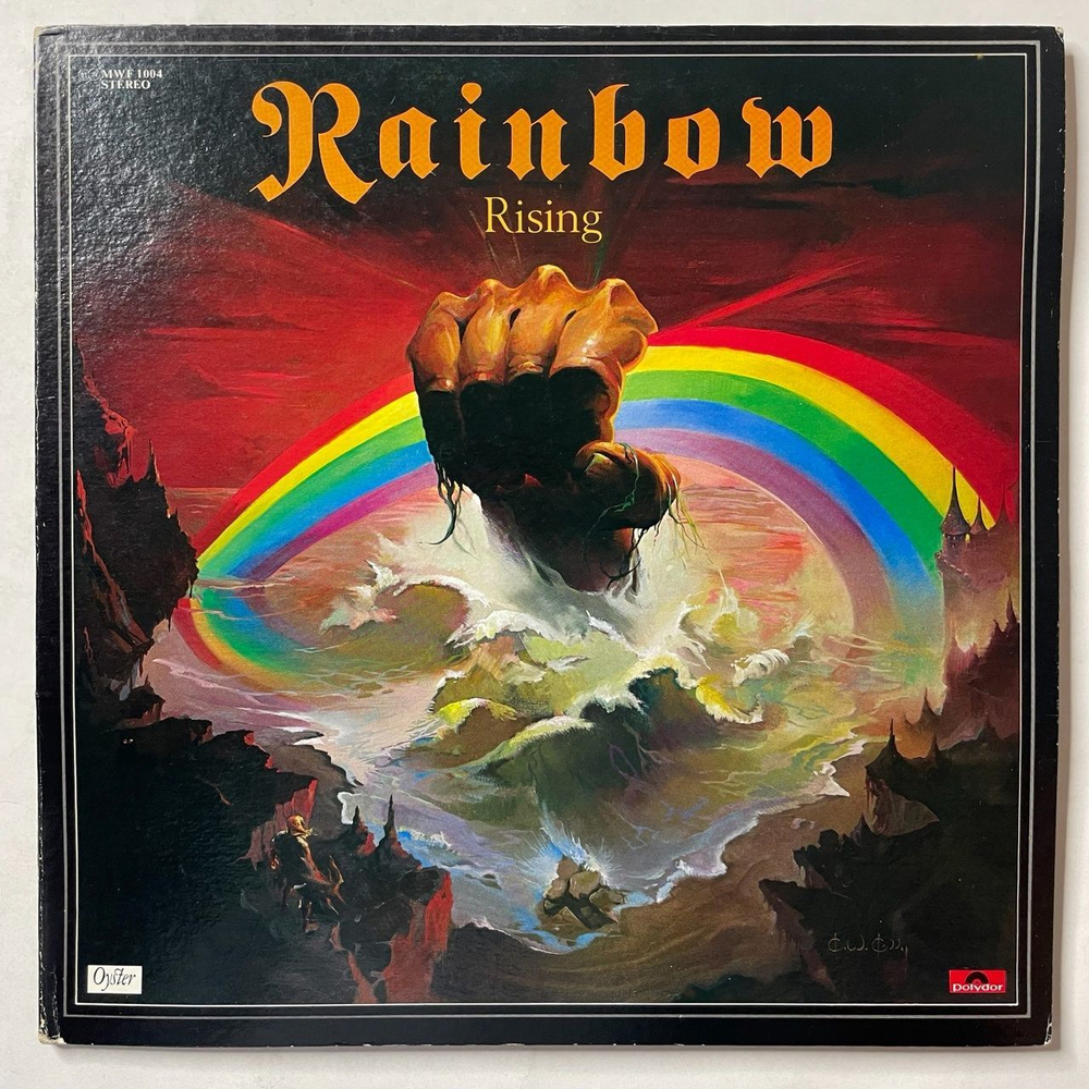 Винтажная виниловая пластинка LP Blackmore Rainbow Rising (Japan 1976) (No Obi) Tarot Woman