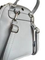 Рюкзак- сумка экокожа голубая QOZA женская