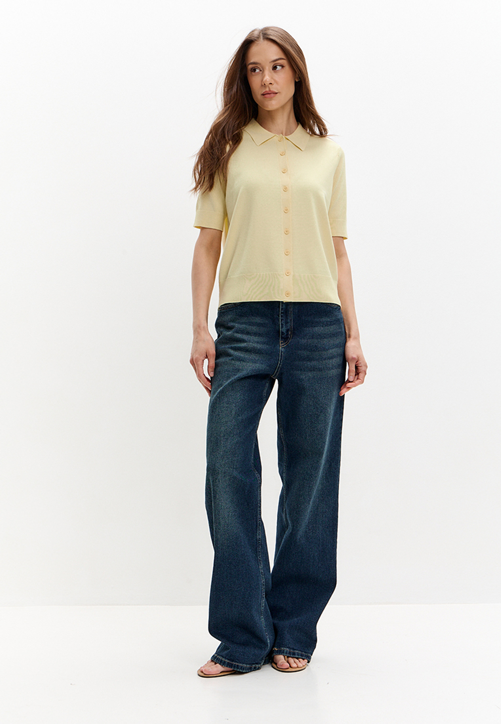 Кардиган с коротким рукавом