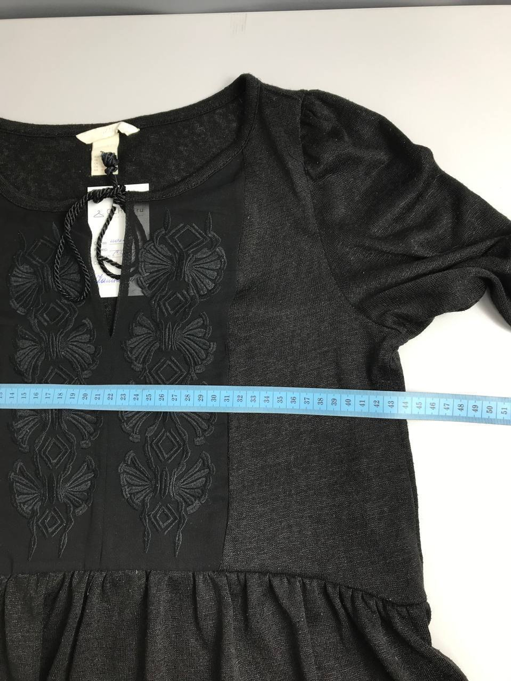 Блузка H&M с вышивкой 42 размер