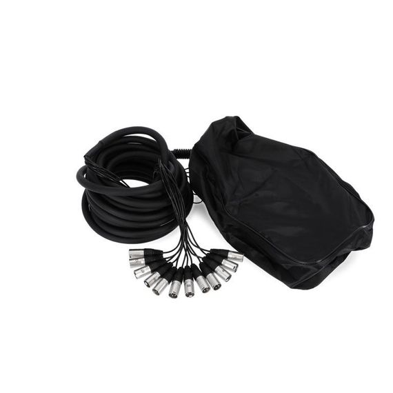 Adam Hall K 12 C 10 - мультикор со стейдж-боксом, 12 x XLR возврат, 12 x 0.314 мм2, 10 м