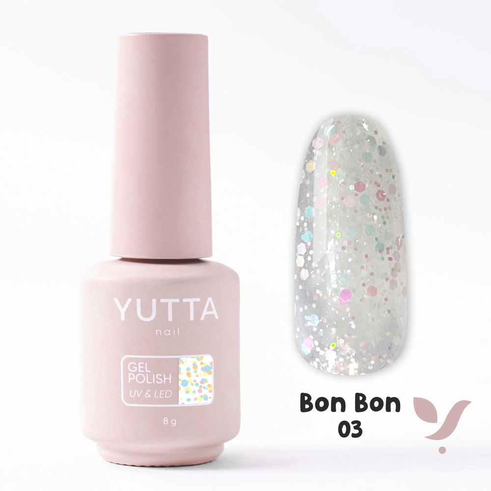 Yutta, Гель-лак Bon Bon 03, 8g