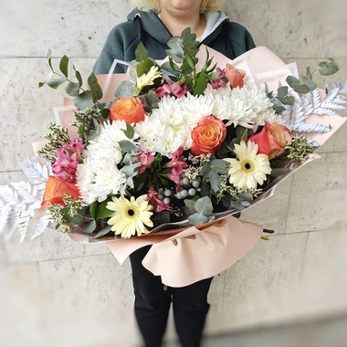 Авторский букет с герберами