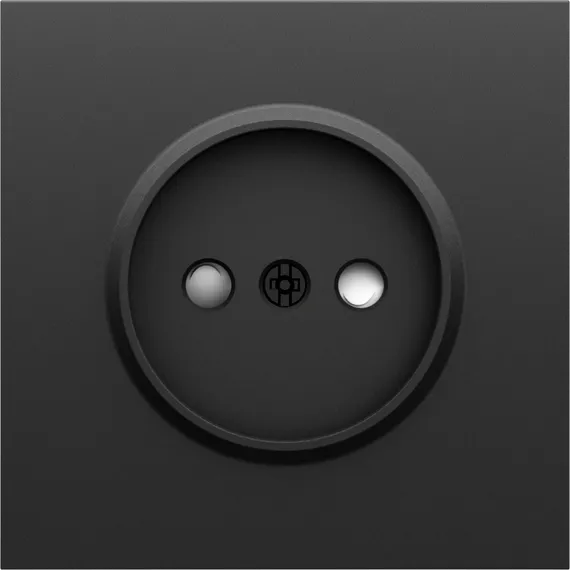 Donel S08 черный графит накладка для розетки без заземления, со шторками 16A 250 В~,серия DB