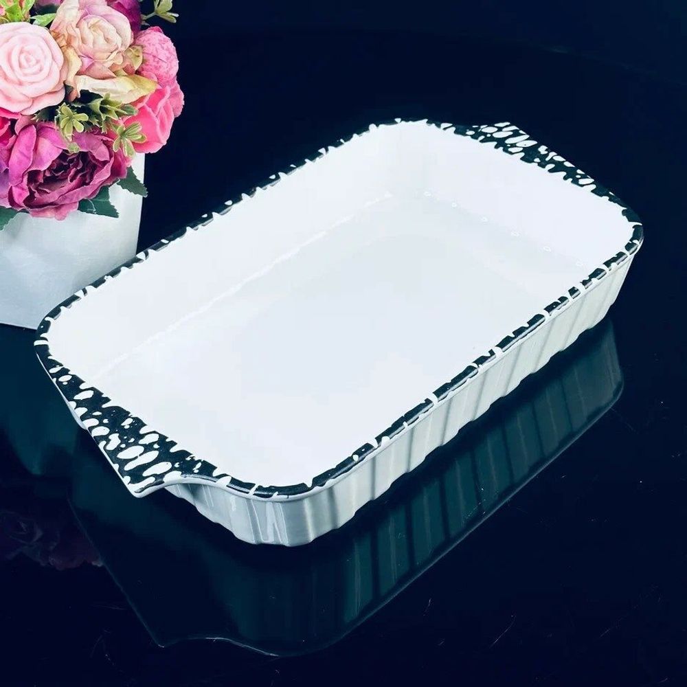 Lenardi 142-095 Прямоугольное блюдо для запекания 31см в под.уп.(х12)Фарфор