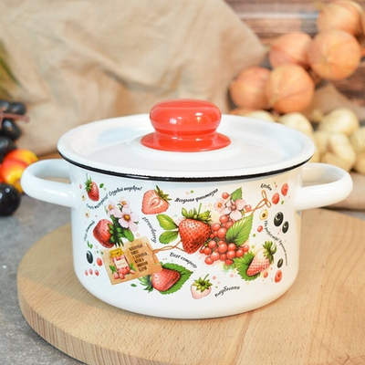 Кастрюля 1,5л "Ягодки" тм Appetite