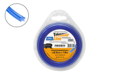 Триммерная леска звезда PROFESSIONAL  D=2,0 мм L=15 м