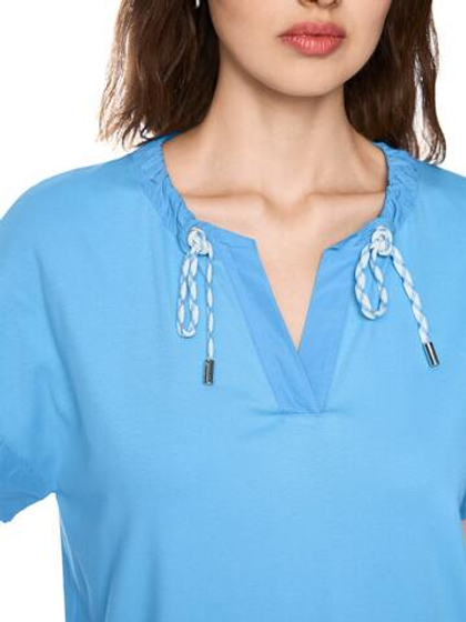 Marc Cain Футболка из комбинированной ткани