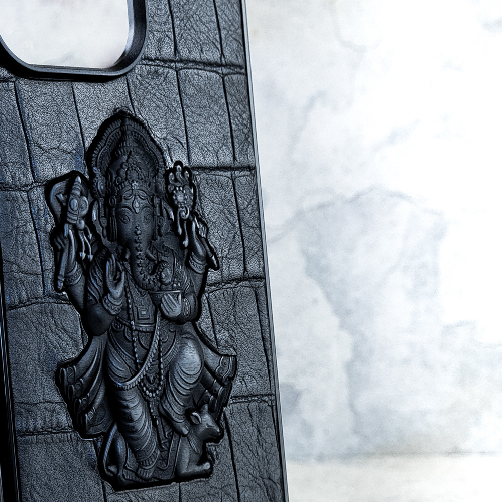 Дизайнерский чехол iPhone Ганеша - Euphoria HM Premium - Ganesh, йога, ведические, практики, йог