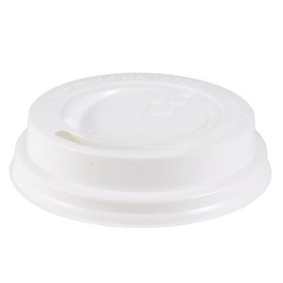 Крышка для стакана (d-90 мм) открытый питейник БЕЛАЯ GS-90 (100/1000 шт.)