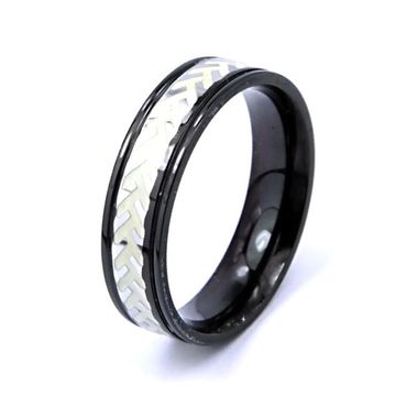 Кольцо стальное (6) "Протектор" (черное)