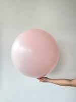 S шар гигант 24"/60 см пастель нежно розовый макарунс macaron Pink (609) (БГ-90)