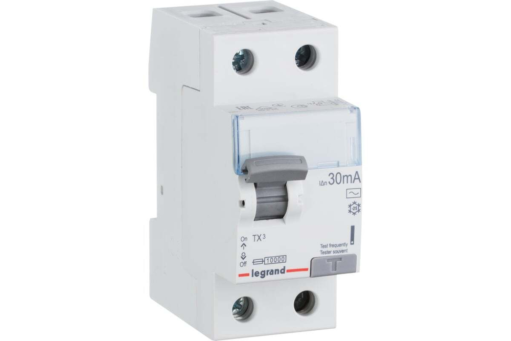 Выключатель дифференциального тока УЗО ВДТ 2п 25А 300ma -AC Tx3 Legrand