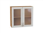 Шкаф верхний с 2-мя остекленными дверцами Шале