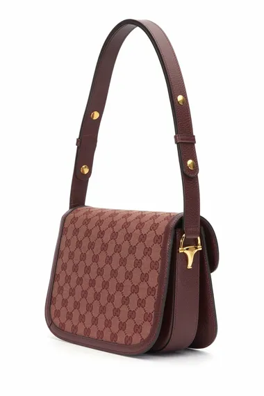 Сумка Gucci 1955 Horsebit бордовый