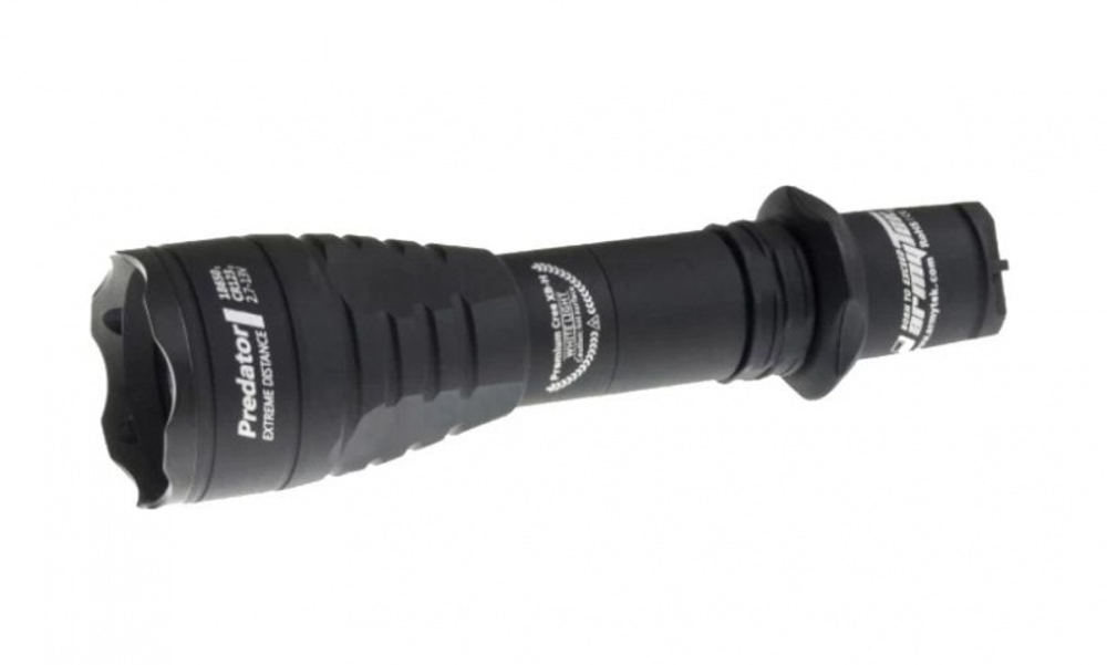 Фонарь подствольный Armytek Predator XP-E2, 200 lm, зелёный, до 297м, 1x18650 (не входит в комплект), IP68, 135г