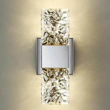 4365/5WL HIGHTECH ODL23 371 хром полированный/стекло Настенный св-к IP20 LED 10W 634Лм 3000K RICCI