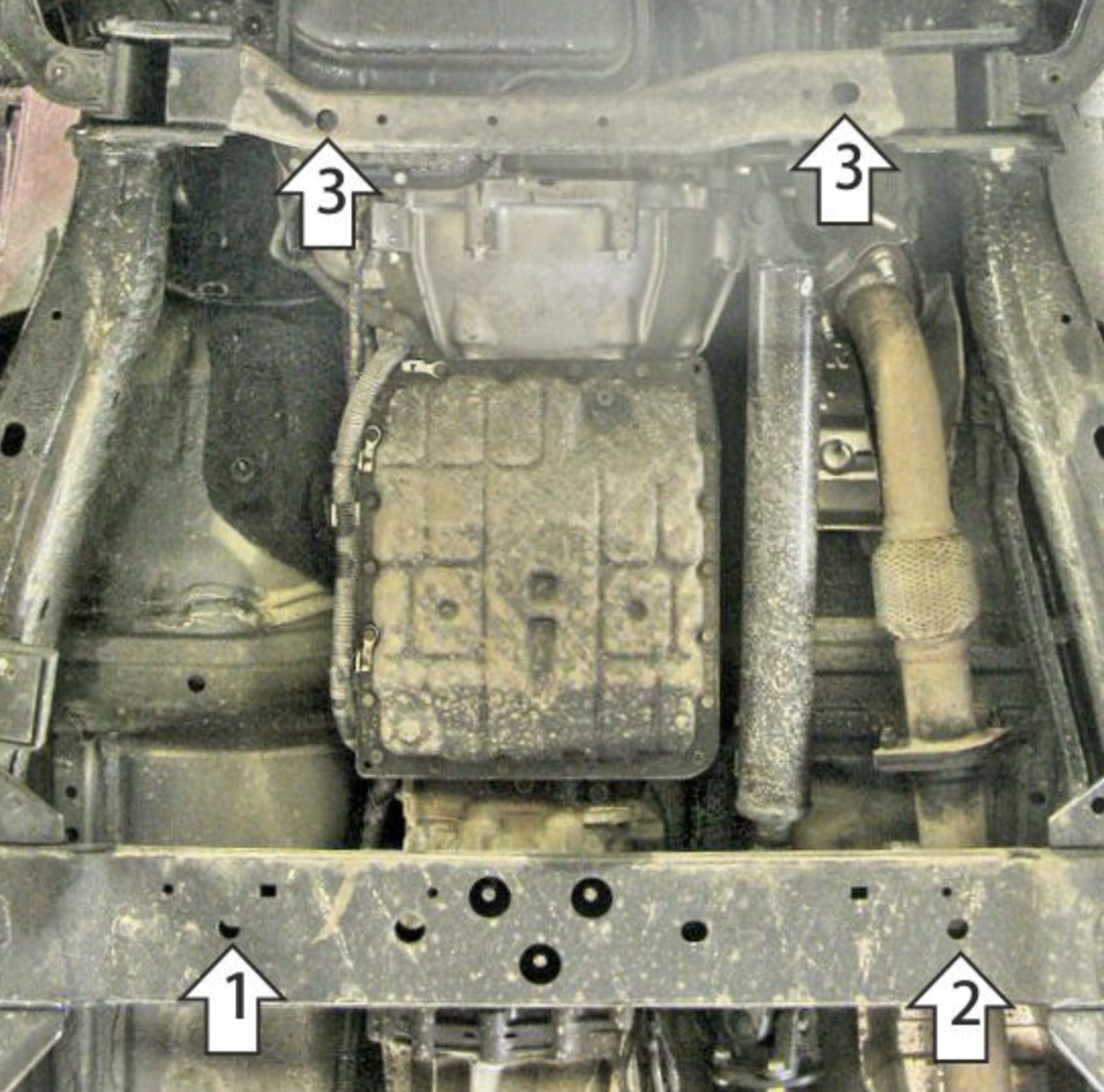 Защита MOTODOR для Nissan Pathfinder; Navara арт.71404