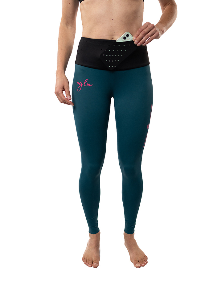 ТАЙТСЫ С ПОЯСОМ ЖЕНСКИЕ SFA FULL TIGHT | TEAL