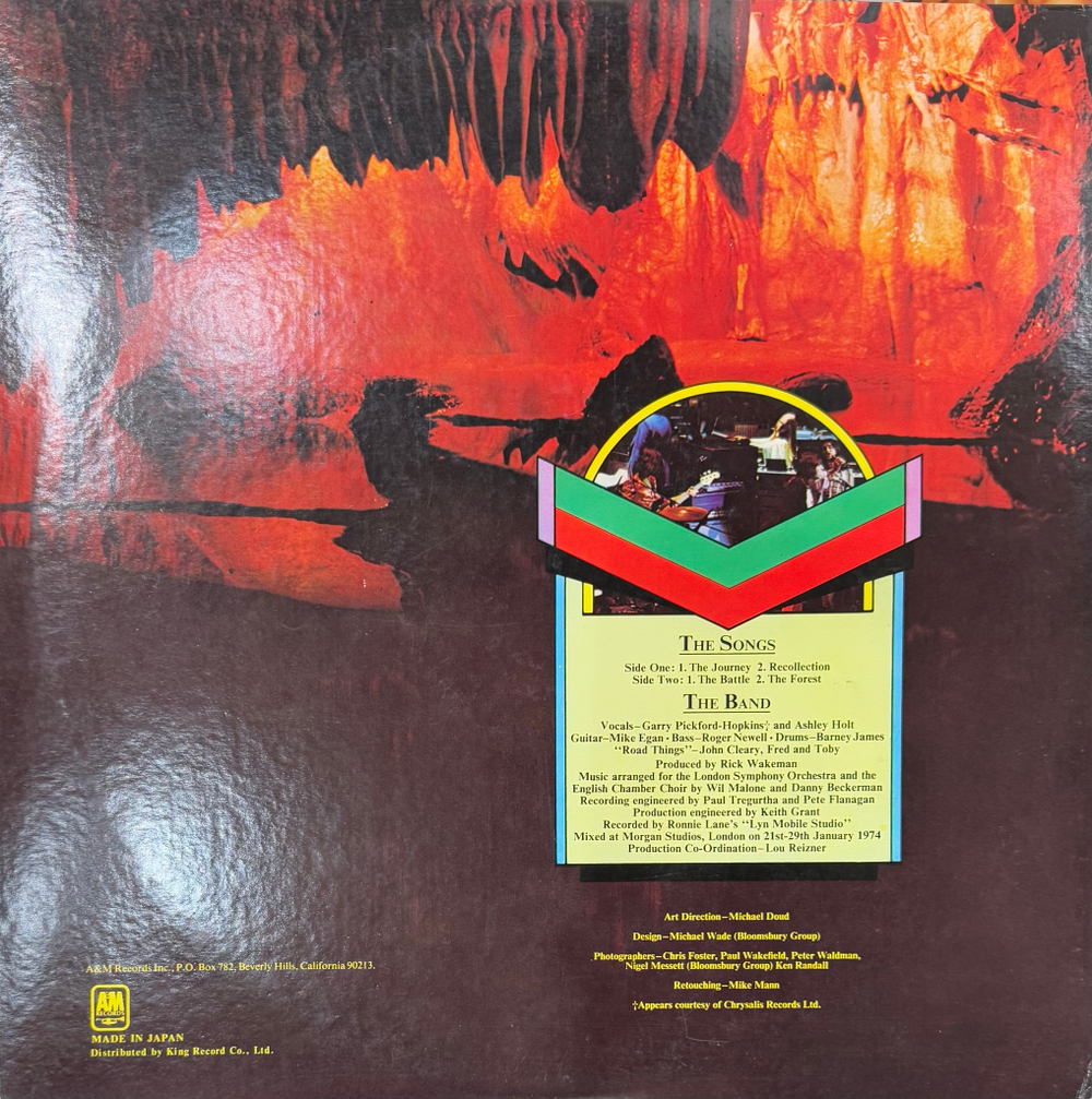 Виниловая пластинка Rick Wakeman ‎– Journey To The Centre Of The Earth LP