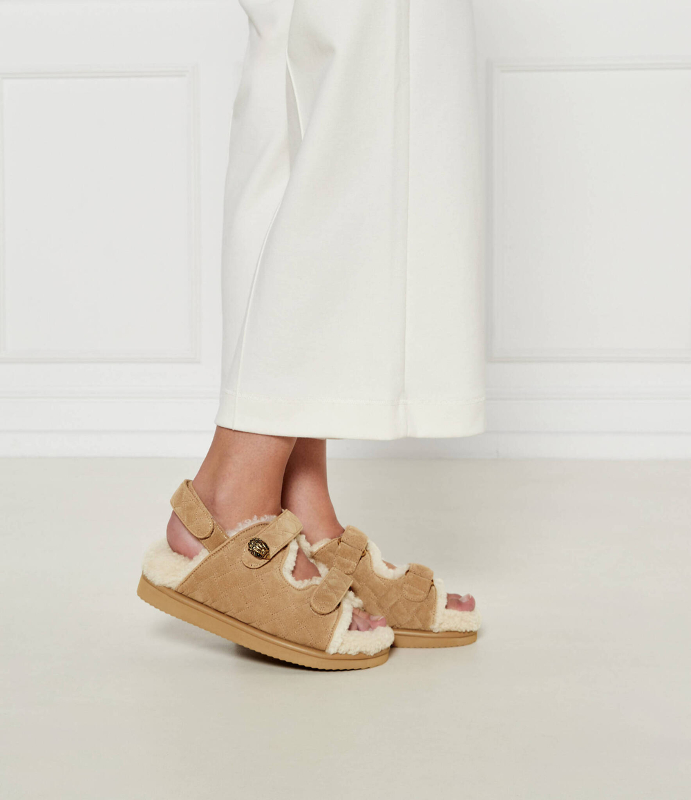 Кожаные босоножки orson teddy Kurt Geiger - бежевый(2658640209)