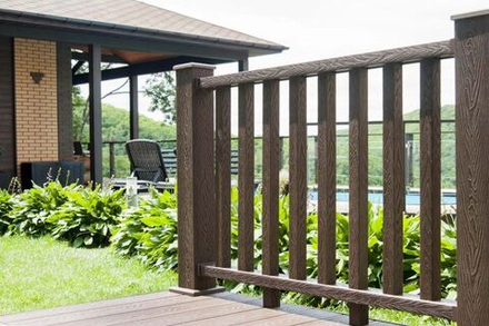 Ограждения из ДПК PREMIUM 3D Сборка №7 С глубокой текстурой