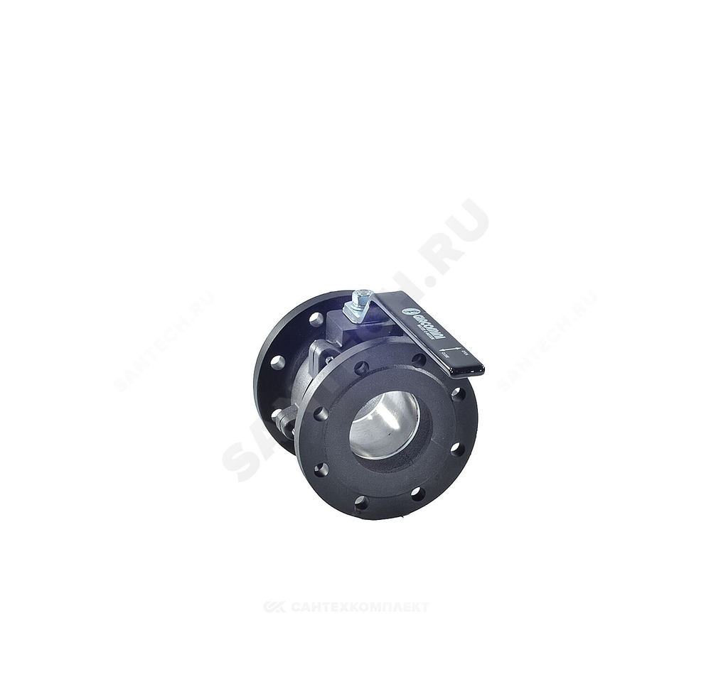 Кран шаровой чугун R740F Ду 125 Ру16 фл полнопроходной рукоятка Тмакс=120 оС Giacomini R740FLY012