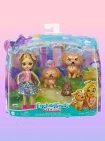 Набор Энчантималс Семья золотистых ретриверов Герики HHB85