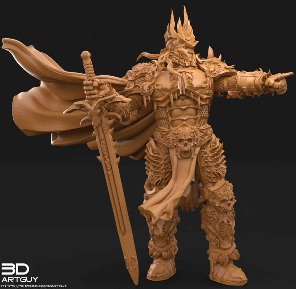 Lich King Лич Кинг Артас Arthas world of warcraft wow Варкрафт Коллекционная Фигурка Аниме