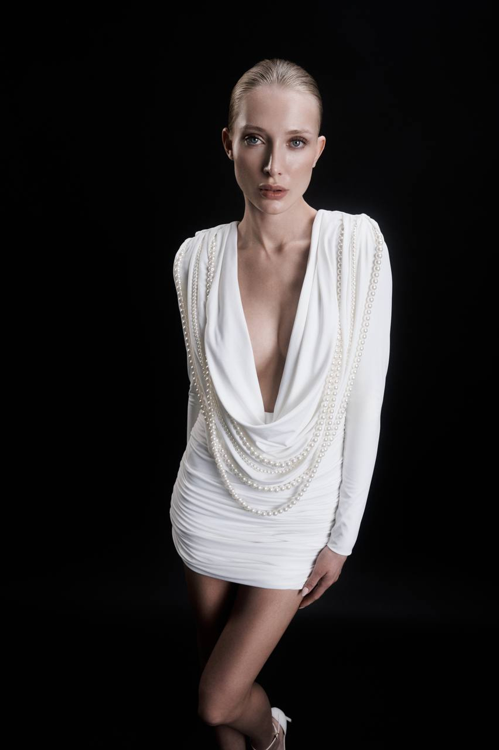 Вечернее платье «White Drape»