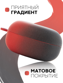 Чехол КАРТОФАН для Samsung Galaxy Buds 2;Samsung Galaxy Buds Live;Samsung Galaxy Buds Pro оптом (арт. SS-BUDS-LIVE-G-BLACK-RED)