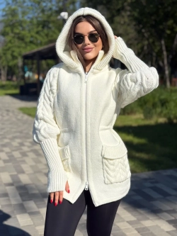 Кардиган куртка анорак вязаный