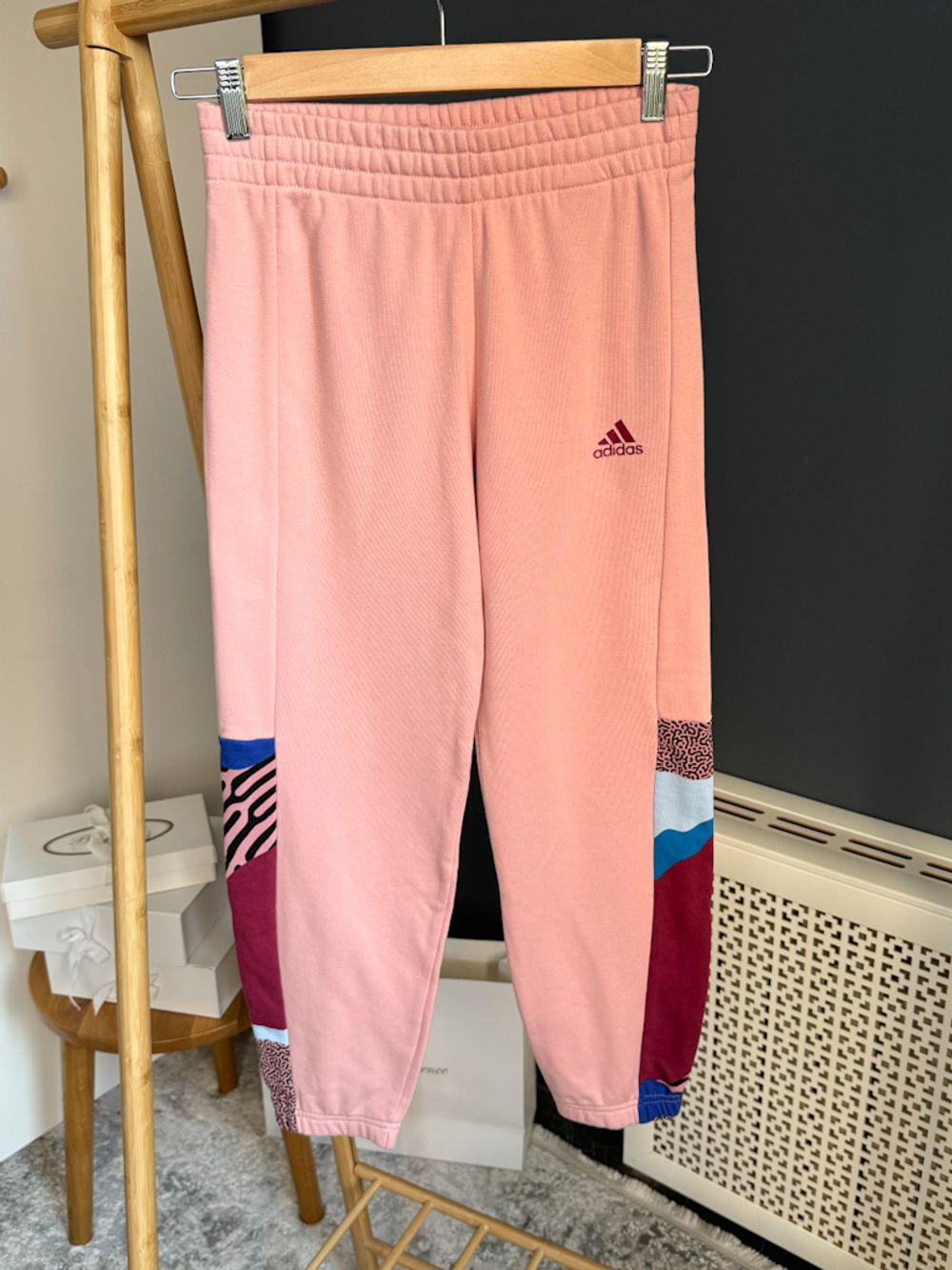 Хлопковые брюки Adidas, 152