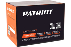 Сварочный инверторный полуавтомат PATRIOT WMA 175M 605302150