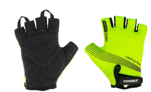 Перчатки TRIX nw  мужские, L, коротк. пальцы, гелев. вставки, дышащая лайкра/искусств. замша, зеленые