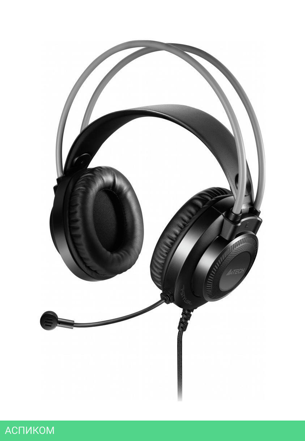Наушники A4Tech Fstyler FH200U серый