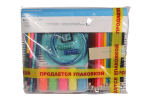 Набор канцелярский: блокнот 60 листов, линия, текстовыделители 5 шт, цветные карандаши