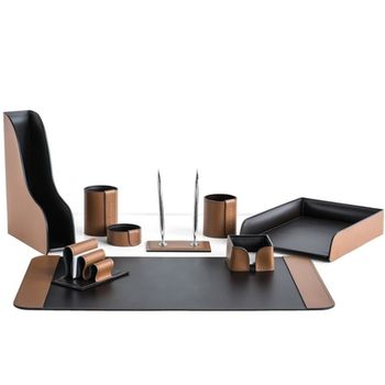 Настольный набор из кожи Cuoietto серии Business из 9 предметов (NBCTabCh9.2)