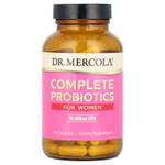 Dr. Mercola, Полные пробиотики для женщин, 70 млрд КОЕ, 90 капсул