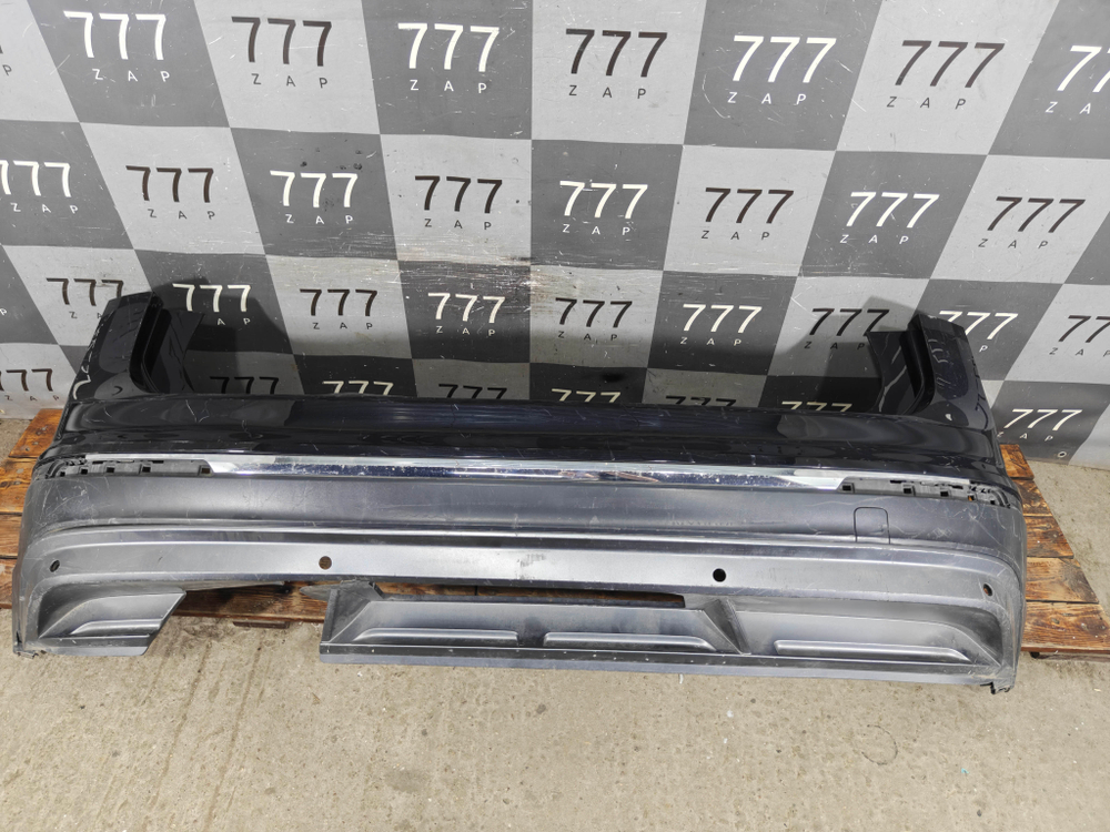 Бампер задний + юбка заднего бампера Volkswagen Tiguan 2 16-20 Б/У Оригинал 5NR807421GRU