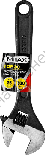 MIRAX TOP, 200 / 25 мм, Разводной ключ (27250-20)