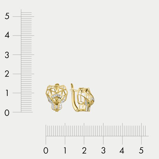 Серьги золотые