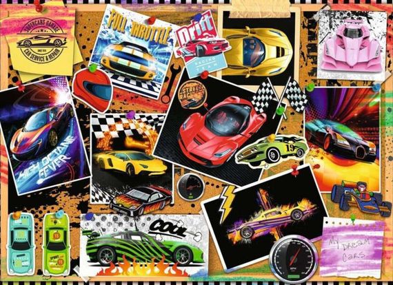 Puzzle Dream Cars! 100 pcs