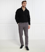 Свитер LYCRA BLEND BUTTON QUARTER ZIP Calvin Klein - черный(K10K111960)