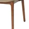Стул Lando, орех с коричневой обивкой