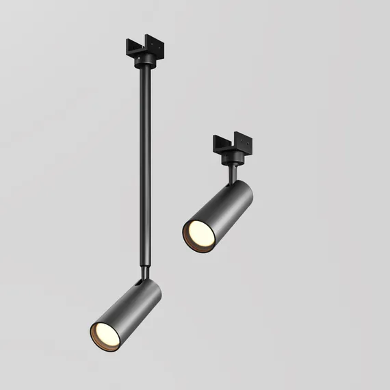 Уличный трековый светильник Фокус / Focus Led Elasity IP 3000К 8Вт 55° черный Outdoor o-tr01-2-p-8wb3k