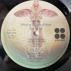 Винтажная виниловая пластинка LP Kansas Point Of Know Return (Japan 1977) (No Obi) Dust In The Wind